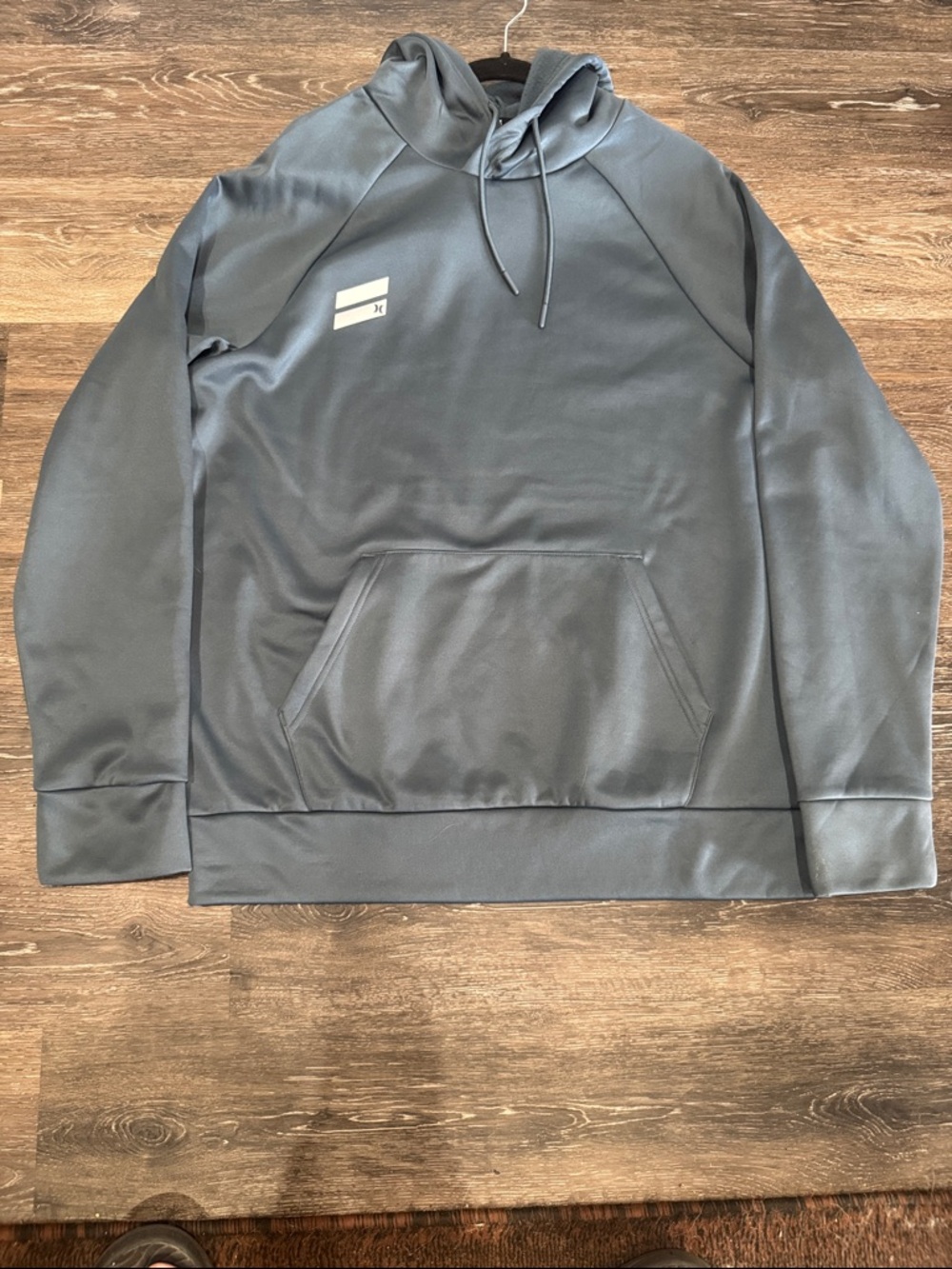 Hurley Dark Gray Pullover Hoodie with Drawstring